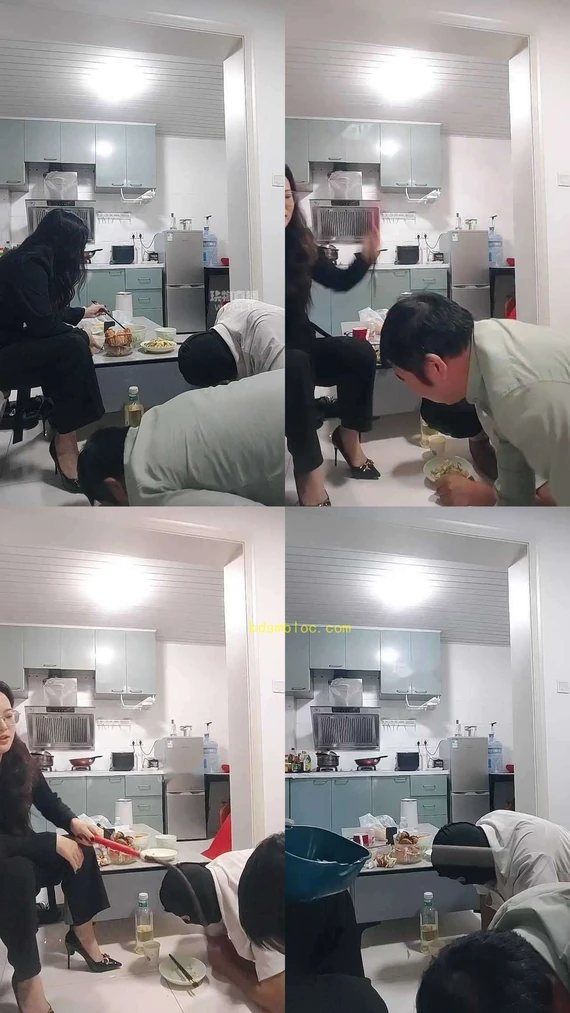 【南荣S】主人吃饭贱狗跪着喝圣水