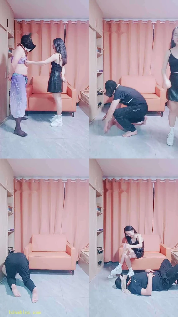 【依然】小白鞋白袜重度提档/耳光/吃丝袜强制灌圣水【完整版】