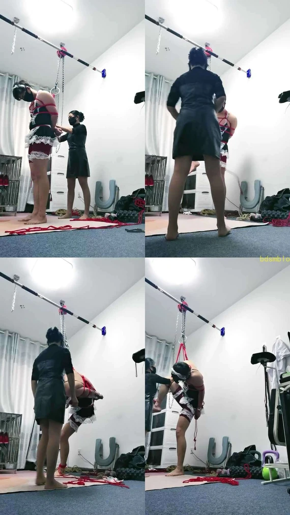 【浮华】女王教程-绳缚吊绑练习