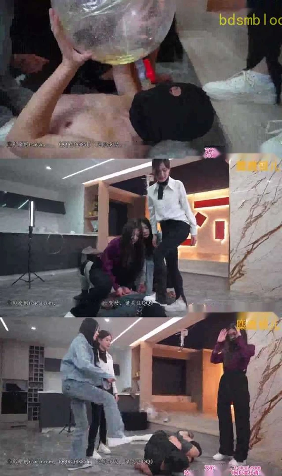 【银儿】三美女YAPOO风格 成吨圣水混合调教