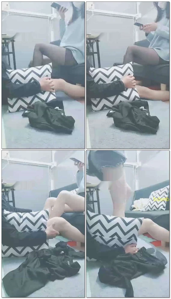【灵竹】足交恋足