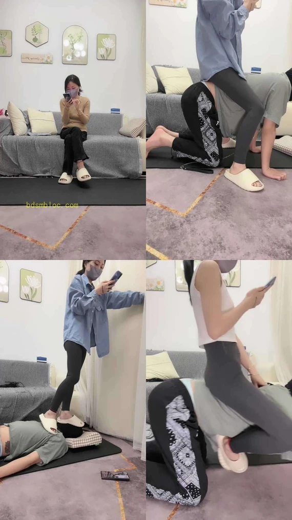 【安安】多双鞋全体重踩/跪舔裸足/骑马