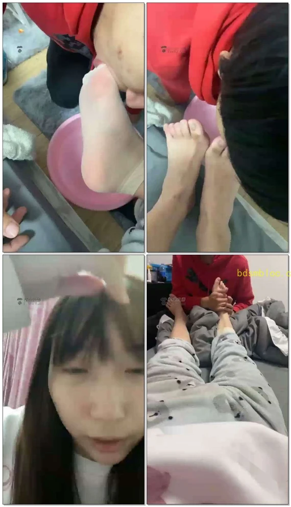 【西怡S】舔脚狗喝洗脚水伺候我洗脚