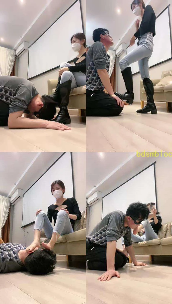 【樱木花椒】裸足踩踏/深喉/手脚并用耳光/长靴踩/白袜闻
