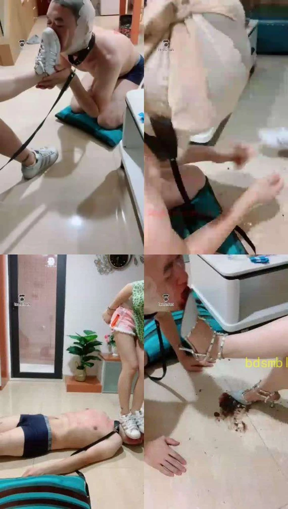 【Betty贝蒂S】舔鞋脚喂食踩踏