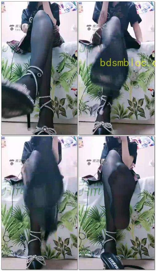 【微莱S】炸金场！黑丝撕袜裸足