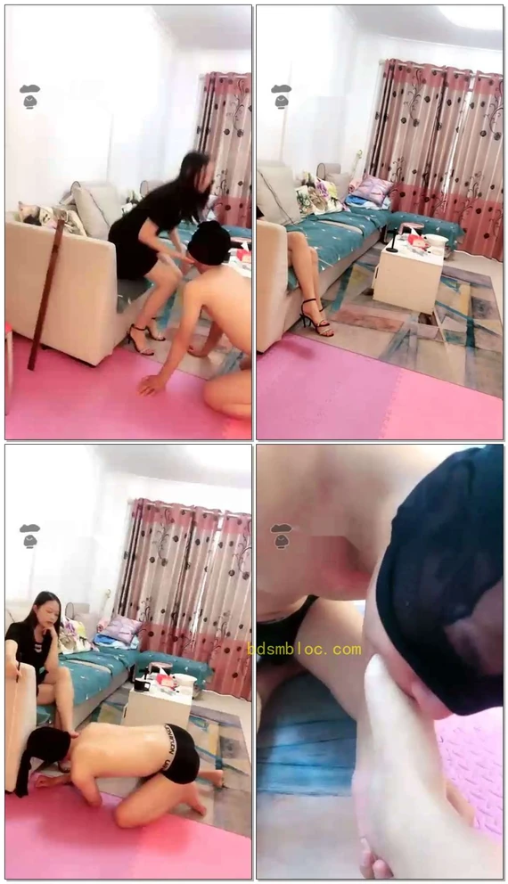 【楚楚S】调狗吃脚口水钻胯