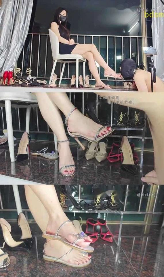 【小贝祖宗】超性感红甲三双鞋子 沉浸式恋足舔脚 史诗级过肺