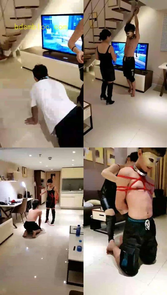 【浮华s】TJ偷懒的家奴骑乘俯卧撑颜骑