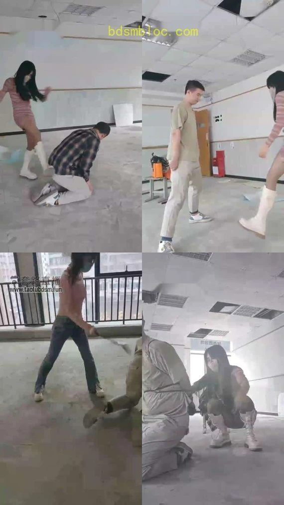 【重庆男神】烂尾楼里的暴力调教