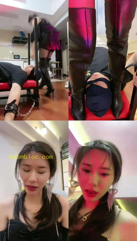 【芷晴】大黑靴全场全体重踩头踩脸踩脖子踩脸踩脸