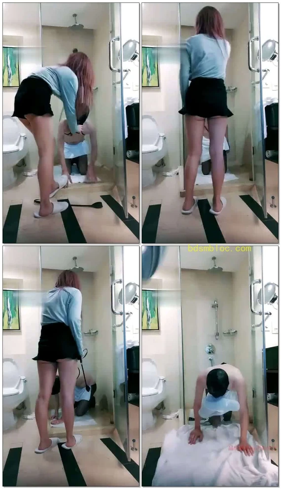 【嘉昕S】早起圣水，原味丝袜套头，狗狗美餐