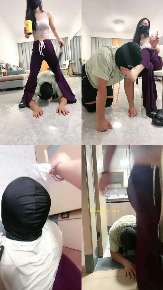 【薇薇】家奴伺候户外伺候吃口水