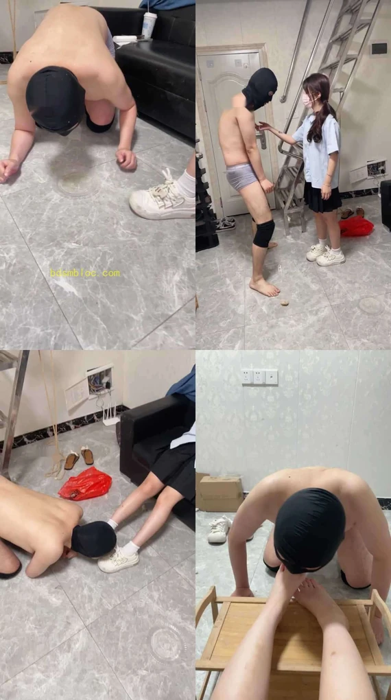 【香芋朱朱】小白鞋白袜踩虐/舔圣水/套头窒息