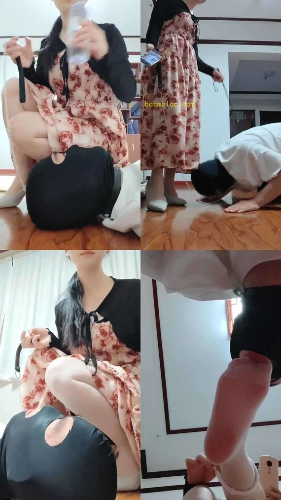 【申小悦】圣水浇嘴 鞋跟踩舌头
