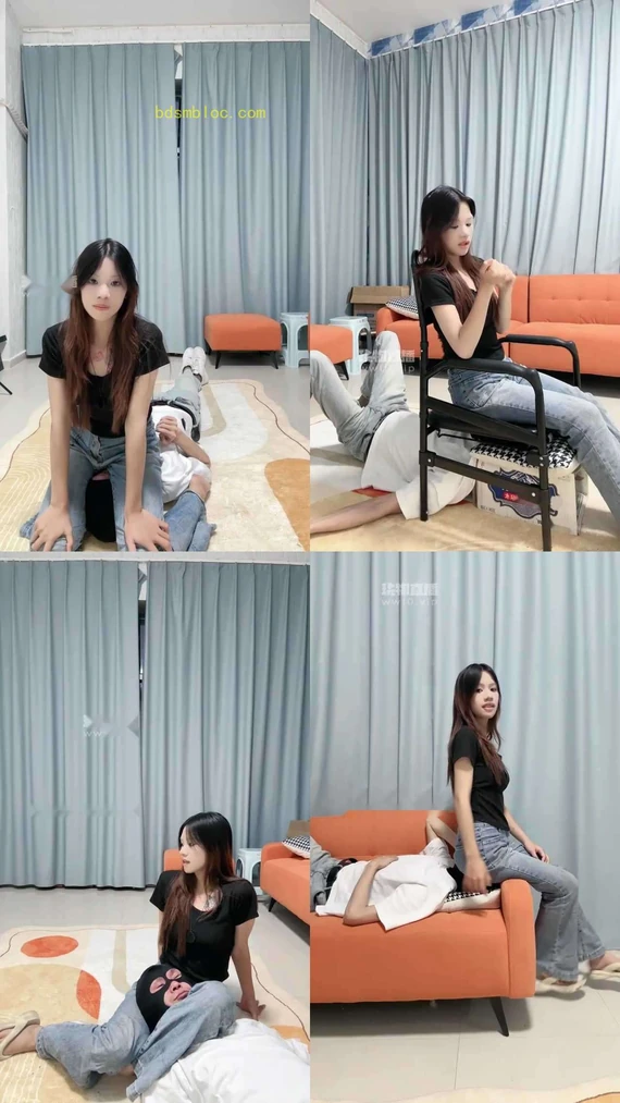 【猴歌】牛仔裤坐脸马桶