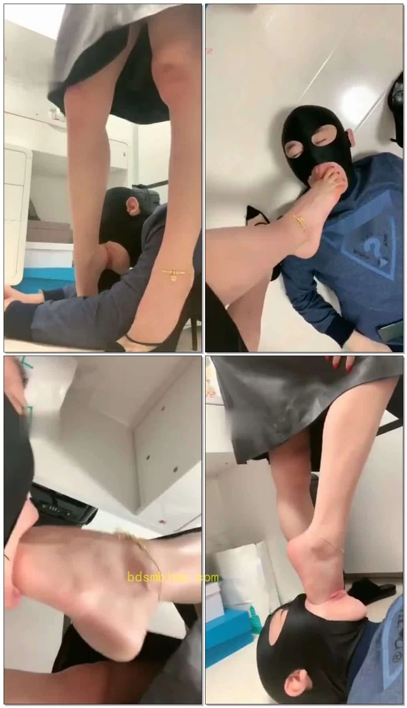 【歌迪丝】超近视角原味裸足深喉