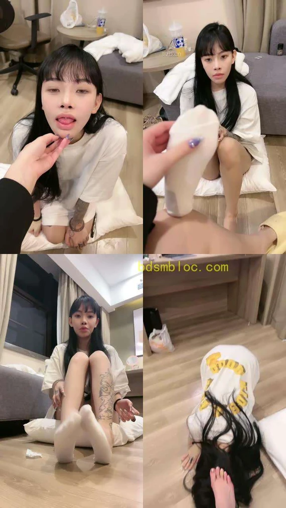 【反差楠熙】下贱母狗下跪发骚求虐